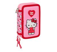 Estuche Escolar HELLO KITTY Hearts, Triple 37 Piezas