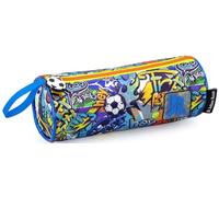 Estuche Escolar Infantil Tipo Tubo - 21x8 cm - Ideal para Primaria (2º a 6º) - 7 a 11 años - Cremallera - Poliéster Resistente - Regalo para Niños - Sport Azul - Julian Ross