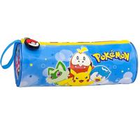 Estuche Escolar Infantil Tipo Tubo para Pokemon Fan - 21x8 cm - Ideal para Primaria (2º a 6º) - 7 a 11 años - Cremallera - Poliéster Resistente - Regalo para Niños - Clondo