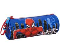 Estuche Escolar Infantil Tipo Tubo para Spiderman Fan - 21x8 cm - Ideal para Primaria (2º a 6º) - 7 a 11 años - Cremallera - Poliéster Resistente - Regalo para Niños - Clondo