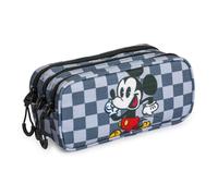 Estuche Escolar Karactermania Mickey Move Triple Compartimento Gris