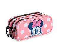 Estuche Escolar Karactermania Minnie Closer Triple Portatodo Rosa