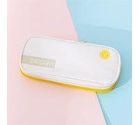 Estuche Escolar Lápiz Camino Color Lienzo estirado Doble Capa Gran Capacidad Lápiz Lápiz Linda (Color : Yellow)