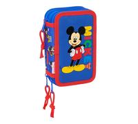 Estuche Escolar MICKEY MOUSE Today, Triple 37 Piezas