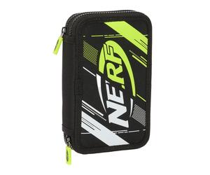 Estuche Escolar NERF Get Ready, Doble 28 Piezas