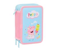 Estuche Escolar PEPPA PIG, Triple 37 Piezas