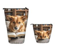 Estuche Escolar Perro Lector Caja De Almacenamiento Con Compartimentos Estuches Para Bolígrafos Almacenamiento De Papelería Útiles Escolares Para Estudiante, Oficina, Regalos