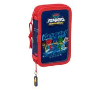 Estuche Escolar PJ MASKS Ready, Doble 28 Piezas
