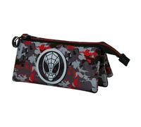 Estuche escolar portatodo triple Spiderman Karactermania multicolor