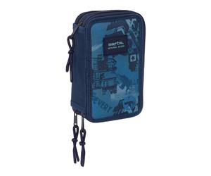 Estuche Escolar SAFTA New Edition, Triple 37 Piezas