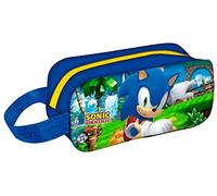 Estuche Escolar Sonic 3D EVA - ToyBags - Gamer Case - Diseño con Asa Lateral - Portatodo con 1 Compartimento - Interior Forrado y Cierre de Cremallera - 10 × 21 × 7 cm