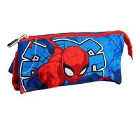 Estuche Escolar Spider-Man Diseño Original Azul y Rojo con Cierre Resistente - Estuche Spiderman Infantil Multiusos para Lápices, Colores y Accesorios Escolares