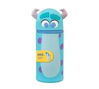 Estuche Escolar Sulley Mounstruos SA - Estuche pequeño de Silicona para niñas y niños │ Vuelta al Cole : Material Escolar y papeleria Disney │ Extensible, Impermeable y con Cremallera