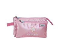 Estuche escolar triple Enso «Into The Wild» rosa