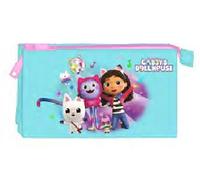 Estuche escolar triple - Gabby’s Dollhouse