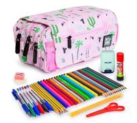Estuche Escolar Triple Grafoplás ColePack Design con 40 Utensilios Escolares