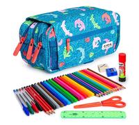 Estuche Escolar Triple Grafoplás ColePack EcoDesign con Material Incluido y Tarjeta horaria de regalo