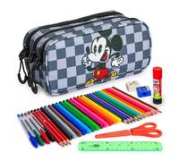 Estuche escolar triple Karactermania ColePack EcoTrick Disney Mickey Mouse Move