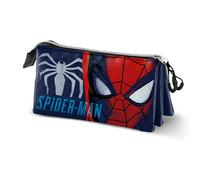 Estuche Escolar Triple Marvel Spider-Man Gaze Azul - Karactermania
