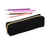 Estuche - Estuche con Cremallera | de papelería de Pana de Color sólido con Capacidad de Color sólido estético | de Almacenamiento de bolígrafos Tarjeta de Regla de Goma Niñas Niños