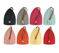 Estuche extraíble para llaves (8 unidades), elegante y de gran capacidad, de piel sintética para coche.