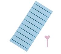 Estuche Foil Transferencia Uñas Contenedor Portátil de 10 Compartimentos