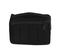 Estuche for aceites Esenciales de 8 Compartimentos, Resistente a la Humedad y a los Golpes, Bolsa algodón for Guardar esmaltes manicura, asa práctica para aceites Esenciales, Esmalte de uñas(Black)