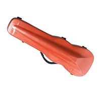 Estuche for violín de fibra de carbono, estuche for violín de tamaño completo, bolsa de transporte portátil súper liviana con correa for el hombro e higrómetro(Size:3/4)