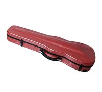 Estuche for violín, Estuche for violín estilo calabaza de fibra de carbono sintética Estuche for violín de tamaño completo, liviano y fuerte con higrómetro y correas for hombros extraíbles,4/4(Size:1/