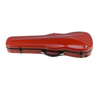 Estuche for violín, estuche for violín profesional de fibra de carbono resistente al agua de tamaño completo, duro y liviano con higrómetro y correa doble for el hombro(Size:4/4)