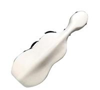 Estuche for violonchelo Caja dura de fibra de carbono resistente Caja for violonchelo de tamaño completo 4/4 Ligera con ruedas y mochila, resistente, portátil e impermeable(Color:White)