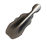 Estuche for violonchelo, compuesto de fibra de carbono 4/4, caja for violonchelo resistente y ultraligera de tamaño completo con mango fuerte, 2 soportes for arco, correas traseras y ruedas(Color:Mult