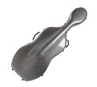 Estuche for violonchelo de tamaño completo 4/4, mochila rígida de fibra de carbono compuesta con ruedas, cómodas correas for los hombros(Color:Multi-colored)