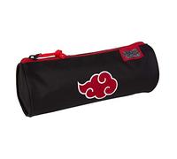 Estuche Gamer Case Naruto Cloud- Portatodo Redondo con 1 Compartimento de Gran Tamaño - Interior Forrado - Detalles Bordados - Cremallera con Agarre Ergonómico - 8 × 22 × 8 cm - Toybags