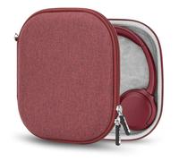 Estuche Geekria Shield para Auriculares Compatible con Sony WH-CH520/CH510, JBL Tune 510BT y AKG Y50BT, Funda rígida de Viaje con Espacio para Cables (Rojo)