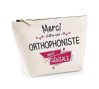 Estuche Gracias El terapeuta increíble | Idea Regalo Colega Trabajo Retiro Bolsa Maquillaje Inodoro