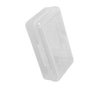 Estuche grande de doble capa, resistente al agua, organizador de bolígrafos de alta capacidad para estudiantes, transparente, White