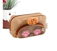 Estuche Grande - Estuche Grande con diseño de Animales, portaobjetos de papelería con Cremallera | de Viaje para artículos de Aseo - para niños, Chicas, Estudiantes, Mujeres, Hombres A, Verde