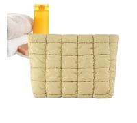 Estuche Grande Liso - Bolso de Mano | de cosméticos Organizador de Aseo de Viaje para Mujeres niñas Artículos de tocador Maquillaje Teléfono Gafas Llave Home Office Cumpleaños, Verde Caqui,