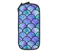 Estuche grande para lápices de acuarela Mer-Maid con impresión a escala de Mer-Maid, estuche organizador de papelería portátil, para camiseta, color, 5.0cm*10.5cm*20.5cm, Estuche para lápices