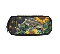 Estuche grande para lápices, diseño de fresas, para escuela, oficina, para adolescentes, niñas, niños, hombres y mujeres, Turtleturtle, Talla única, Tortuga