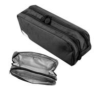 Estuche grande para lápices, estuche de gran capacidad, bolsa simple para bolígrafos, organizador de artículos de papelería, almacenamiento de 9 capas, estuche estético de escritorio expandible para