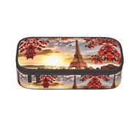 Estuche grande para lápices Red Lips Getting Ready to Kiss A Frog para niñas y niños, estuche estético con múltiples compartimentos para adultos, organizador de oficina práctico para niños, adolescent