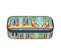 Estuche grande para lápices Red Lips Getting Ready to Kiss A Frog para niñas y niños, estuche estético con múltiples compartimentos para adultos, organizador de oficina práctico para niños, adolescent