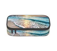 Estuche grande para lápices Red Lips Getting Ready to Kiss A Frog para niñas y niños, estuche estético con múltiples compartimentos para adultos, organizador de oficina práctico para niños, adolescent