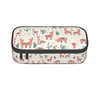 Estuche grande para lápices Red Lips Getting Ready to Kiss A Frog para niñas y niños, estuche estético con múltiples compartimentos para adultos, organizador de oficina práctico para niños, adolescent