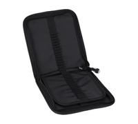 Estuche Grande para Rotuladores y Lápices, Organizador Plegable de Lona Negro, 72 Ranuras, 18x25 cm, para Estudiantes y Artistas