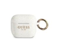 Estuche Guess Glitter Collection Blanco - AirPods 3