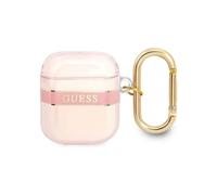 Estuche Guess GUA2HHTSP, Logo Glitter Rosa - AirPods