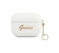 Guess GUAPLSCHSH FEA3SILRE - Carcasa para AirPods Pro, Color Blanco